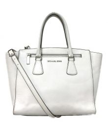 MICHAEL KORS（マイケルコース）の古着「レザートートバッグ」｜ホワイト