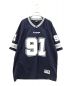 X-LARGE（エクストララージ）の古着「PANELED FOOTBALL JERSEY」｜ネイビー