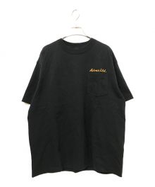 AVIREX（アヴィレックス）の古着「スーベニア刺繍ポケットTシャツ」｜ブラック