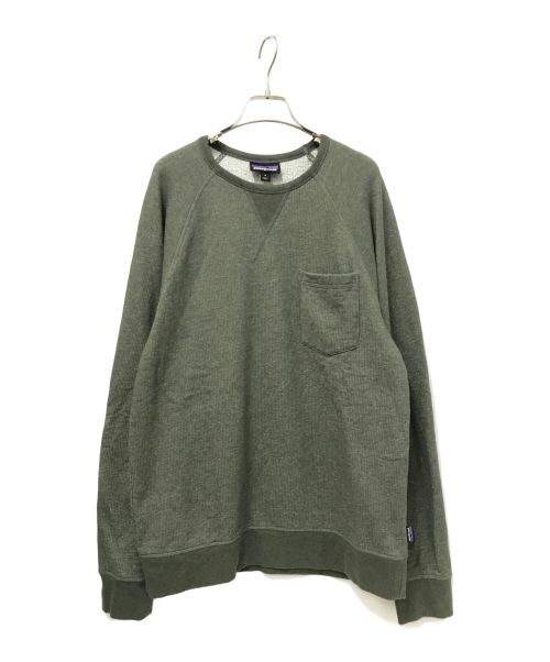 Patagonia（パタゴニア）Patagonia (パタゴニア) Mahnya Fleece Crewneck オリーブ サイズ:Mの古着・服飾アイテム