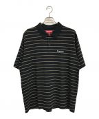 SUPREMEシュプリーム）の古着「Melvins Stripe S/S Polo」｜ブラック