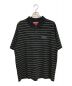 Supreme（シュプリーム）の古着「Melvins Stripe S/S Polo」｜ブラック