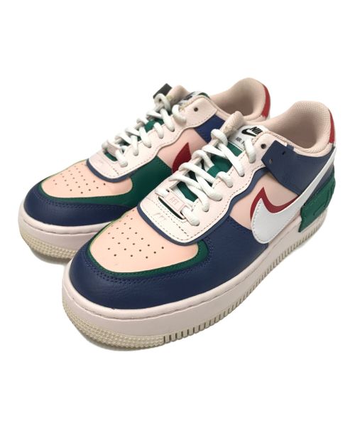 NIKE（ナイキ）NIKE (ナイキ) AIR FORCE 1 SHADOW ピンク×ブルー サイズ:25.5cmの古着・服飾アイテム