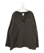 South2 West8サウスツー ウエストエイト）の古着「S.S. V NECK SHIRT」｜ブラウン