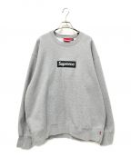 SUPREMEシュプリーム）の古着「Box Logo Crewneck Sweatshirt」｜グレー