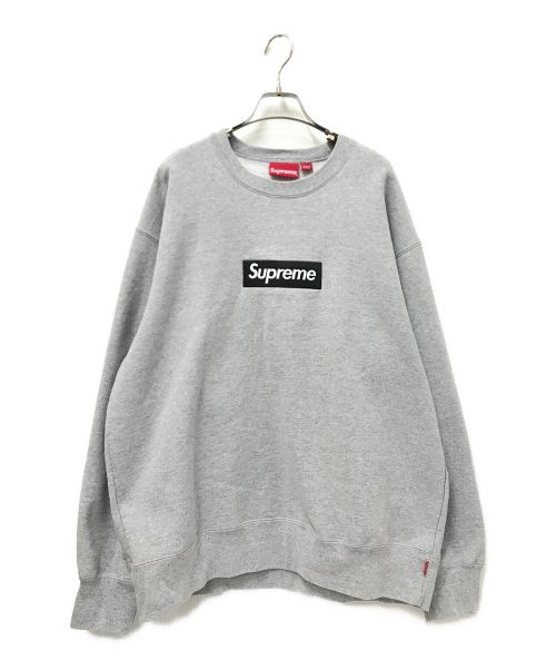 SUPREME（シュプリーム）SUPREME (シュプリーム) Box Logo Crewneck Sweatshirt グレー サイズ:Lの古着・服飾アイテム