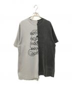 undercover one off UNDAKOVRアンダーカバー ワンオフ アンダーカバー）の古着「プリントTシャツ」｜グレー