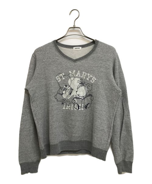 UNDERCOVERISM（アンダーカバーイズム）UNDERCOVERISM (アンダーカバーイズム) ST.MARY’S IRISH SWEATSHIRT グレー サイズ:2の古着・服飾アイテム