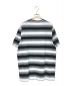 SUPREME (シュプリーム) Gradient Striped S/S TOP ブラック×ホワイト サイズ:M：6000円