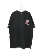 stussyステューシー）の古着「プリントTシャツ」｜ブラック