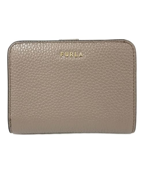 FURLA（フルラ）FURLA (フルラ) RITZY S コンパクトウォレット ベージュの古着・服飾アイテム