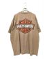 HARLEY-DAVIDSON (ハーレーダビッドソン) 90'sプリントTシャツ ベージュ サイズ:XL：4480円