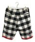 GOOD ENOUGH (グッドイナフ) BUFFALO LINE SHORTS ブラック×レッド サイズ:M：5000円