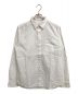 GOOD ENOUGH（グッドイナフ）の古着「BACK PRINTED REGULAR COLLAR SHIRTS」｜ホワイト