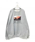 COOTIE PRODUCTIONSクーティープロダクツ）の古着「Print Crewneck Sweatshirt」｜グレー