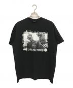 stussyステューシー）の古着「Gang starr TAKE IT PERSONAL TEE」｜ブラック