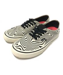 VANS×Ron Herman（バンズ×ロンハーマン）の古着「AUTHENTIC VR3 TrippyGrainBlack」｜ブラック×ホワイト