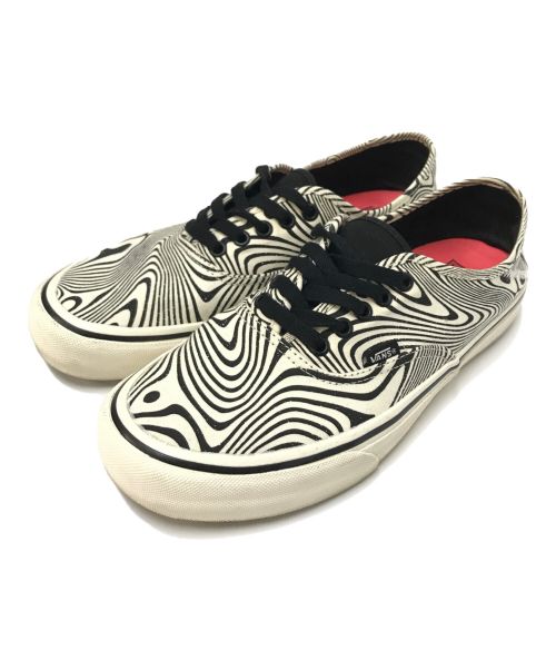 VANS（バンズ）VANS (バンズ) Ron Herman (ロンハーマン) AUTHENTIC VR3 TrippyGrainBlack ブラック×ホワイト サイズ:27.5cmの古着・服飾アイテム