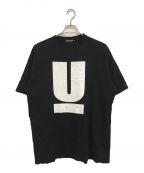 UNDERCOVERアンダーカバー）の古着「ロゴプリントTシャツ」｜ブラック