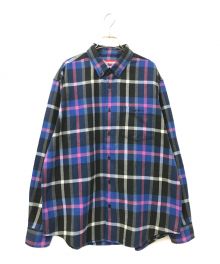 SUPREME（シュプリーム）の古着「Plaid flannel Shirt」｜ブルー×ブラック