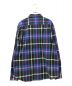 SUPREME (シュプリーム) Plaid flannel Shirt ブルー×ブラック サイズ:M：15000円