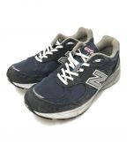 NEW BALANCEニューバランス）の古着「ローカットスニーカー」｜ネイビー