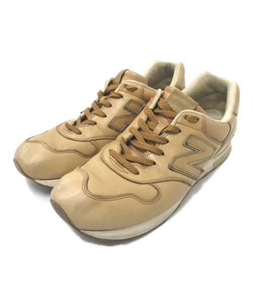 NEW BALANCE（ニューバランス）NEW BALANCE (ニューバランス) BEAUTY&YOUTH (ビューティーアンドユース) 別注 ローカットスニーカー ベージュ サイズ:27.5㎝の古着・服飾アイテム