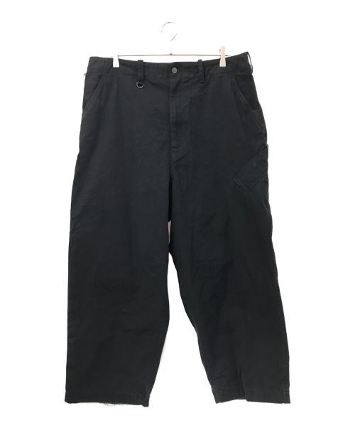 Y-3（ワイスリー）Y-3 (ワイスリー) M CANVAS WORKWEAR WIDE PANTS ブラック サイズ:XSの古着・服飾アイテム