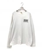 BUZZ RICKSON'Sバズリクソンズ）の古着「L/S T- SHIRT 334th FTR-BOMB SQ」｜ホワイト