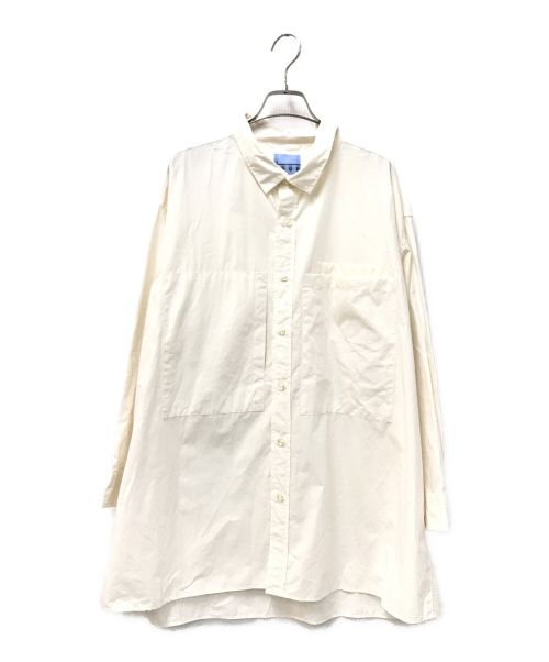 taupe（トープ）taupe (トープ) ビックポケットコットンシャツ アイボリー サイズ:下記参照の古着・服飾アイテム