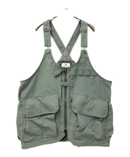 Snow peak（スノーピーク）Snow peak (スノーピーク) TAKIBI Weather Cloth Vest オリーブ サイズ:L 未使用品の古着・服飾アイテム