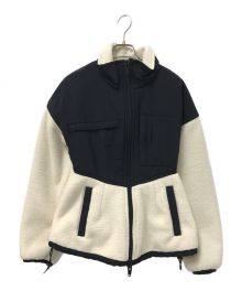 ALEXANDER WANG（アレキサンダーワン）の古着「Oversized Fleece Jacket」｜アイボリー×ブラック