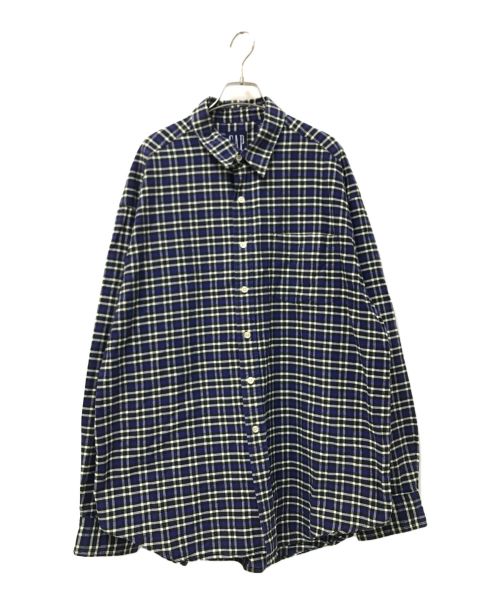 GAP（ギャップ）GAP (ギャップ) チェックシャツ パープル サイズ:XLの古着・服飾アイテム