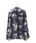 WACKO MARIA (ワコマリア) 56 TATTOO STUDIO (56 タトゥースタジオ) HAWAIIAN SHIRT L/S ブルー サイズ:M：22000円