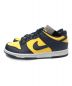 NIKE (ナイキ) GS DUNK LOW MICHIGAN イエロー×ネイビー サイズ:24.5cm 未使用品：9000円