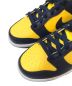 中古・古着 NIKE (ナイキ) GS DUNK LOW MICHIGAN イエロー×ネイビー サイズ:24.5cm 未使用品：9000円