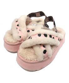 UGG（アグ）の古着「Disco Cross Slide Animalia」｜ピンク