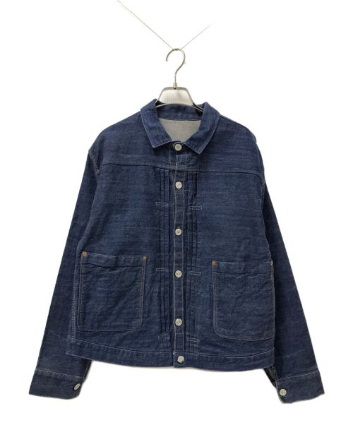 LEVI'S VINTAGE CLOTHING（リーバイス ビンテージ クロージング）LEVI'S VINTAGE CLOTHING (リーバイス ビンテージ クロージング) Triple Pleat Blouse インディゴ サイズ:Lの古着・服飾アイテム