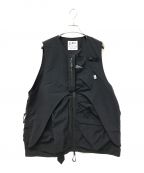 CMF OUTDOOR GARMENTコンフィーアウトドアガーメント）の古着「OVERLAY VEST」｜ブラック