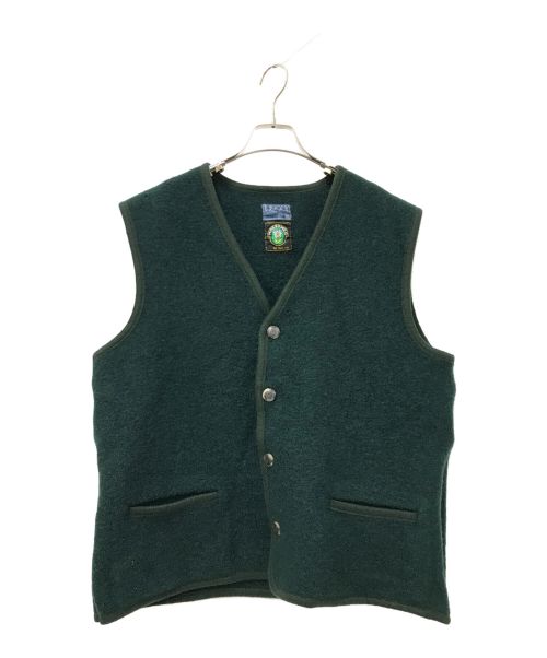 POLAR（ポーラー）POLAR (ポーラー) wool tyrolean vest グリーン サイズ:XLの古着・服飾アイテム