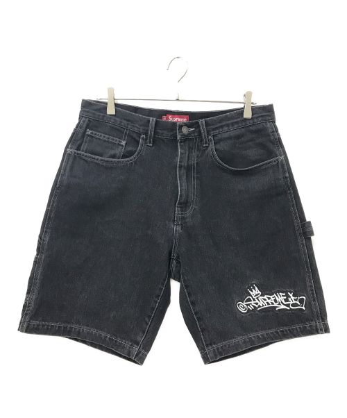 SUPREME（シュプリーム）SUPREME (シュプリーム) Handstyle denim Painter Pants ブラック サイズ:32の古着・服飾アイテム