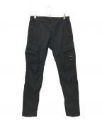 C.P COMPANYシーピーカンパニー）の古着「STRETCH SATEEN CARGO PANTS」｜ブラック