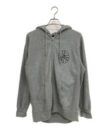 stussy（ステューシー）の古着「プリントジップパーカー」｜グレー