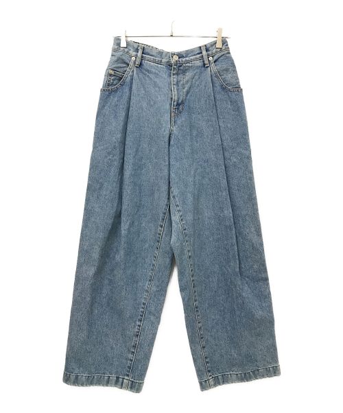 NEON SIGN（ネオンサイン）NEON SIGN (ネオンサイン) Wide Denim Slacks インディゴ サイズ:44の古着・服飾アイテム