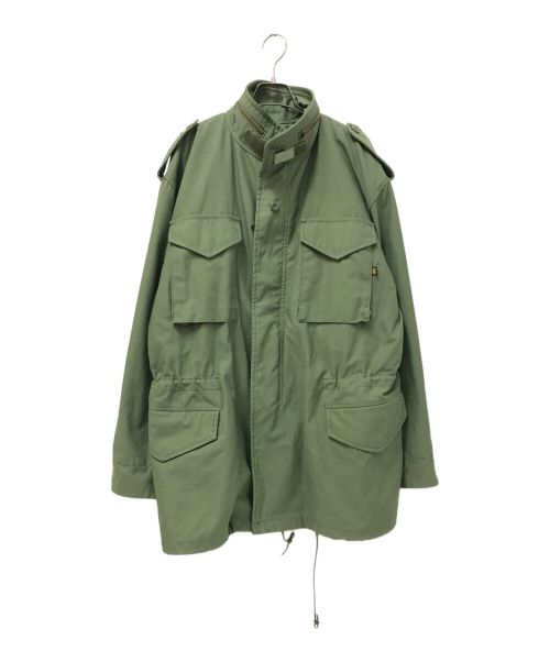 ALPHA（アルファ）ALPHA (アルファ) M65ジャケット オリーブ サイズ:Lの古着・服飾アイテム