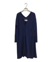 MM6 Maison Margiela（エムエムシックス メゾンマルジェラ）の古着「ロングカーディガン」｜ネイビー