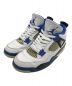 NIKE（ナイキ）の古着「AIR JORDAN 4 RETRO MOTORSPORTS」｜ホワイト×ブルー