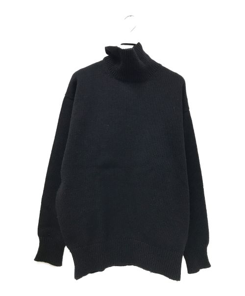 COMME des GARCONS HOMME（コムデギャルソン オム）COMME des GARCONS HOMME (コムデギャルソン オム) タートルネックニット ブラック サイズ:下記参照の古着・服飾アイテム