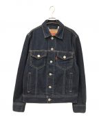 LEVI'S PReMIUMリーバイスプレミアム）の古着「TYPE 1 JADE SEA RINCE DENIM JACKET」｜インディゴ