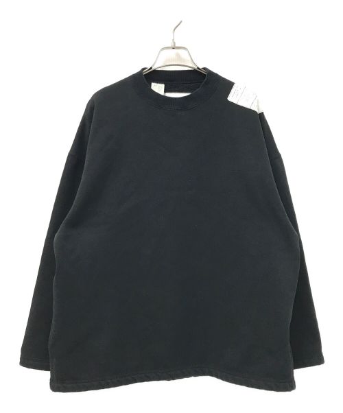 N.HOOLYWOOD（エヌ ハリウッド）N.HOOLYWOOD (エヌ ハリウッド) CREWNECK LONG SLEEVE ブラック サイズ:36の古着・服飾アイテム